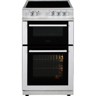 Belling FS50EDOC 50cm Double Oven Electric Ceramic Cooker in White